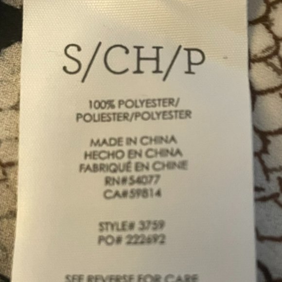 CAbi Python Popover Blouse - Picture 6 of 6